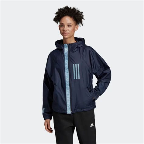 parley adidas w.n.d. jacke damen|adidas Women's W.N.D. Parley Jacket, Linen, Small .